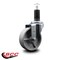 Service Caster 4'' Semi Steel Wheel Swivel 1-1/4'' Expanding Stem Caster SCC-EX20S414-SSS-114 - alternate 4